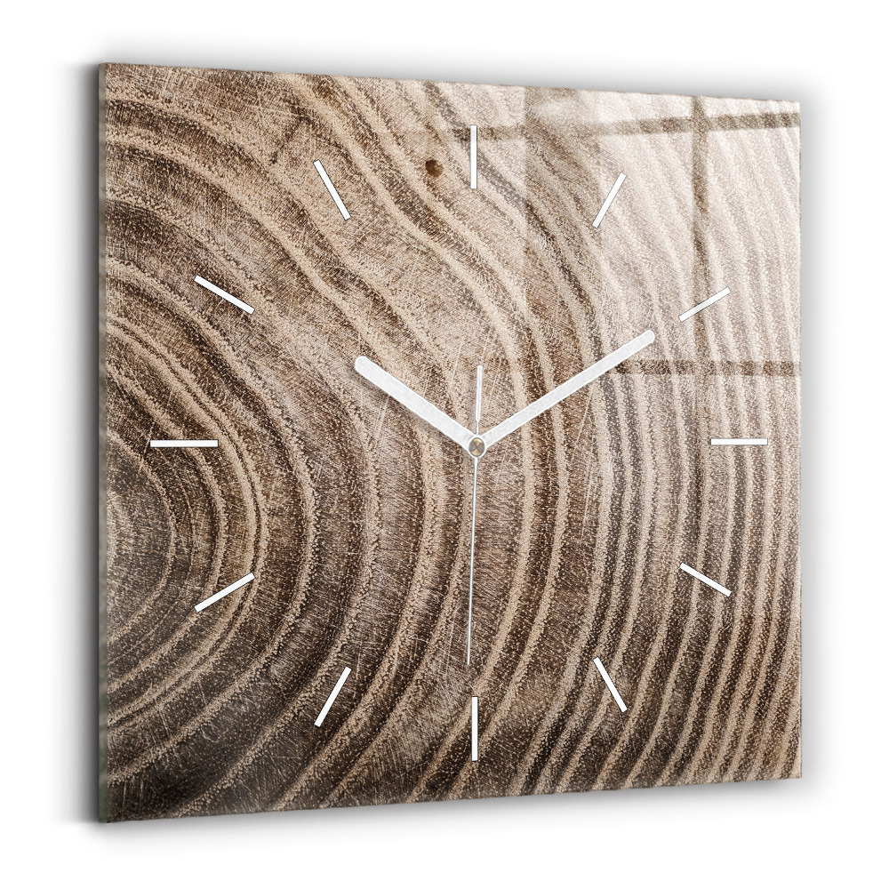 Négyzetes üvegóra 30x30 Fatörzs