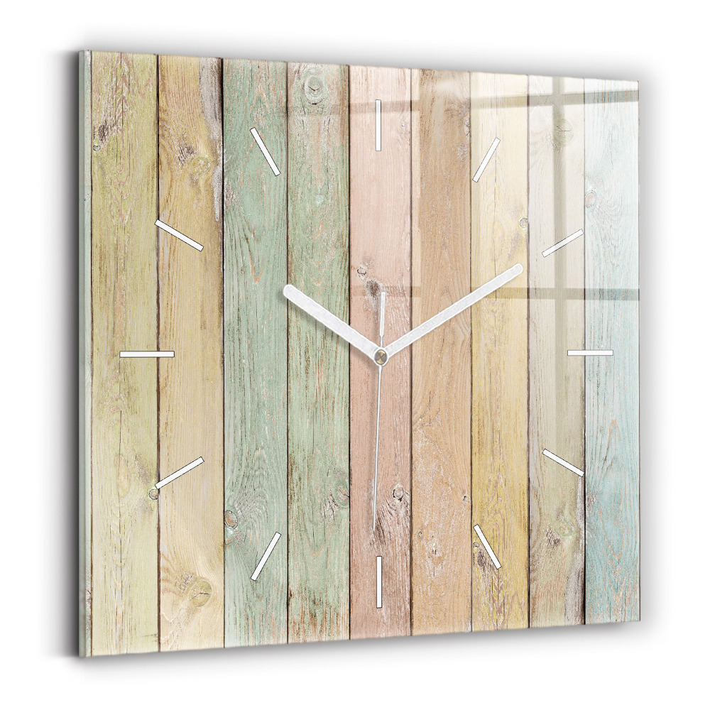 Szögletes fali üvegóra 30x30 Színes táblák