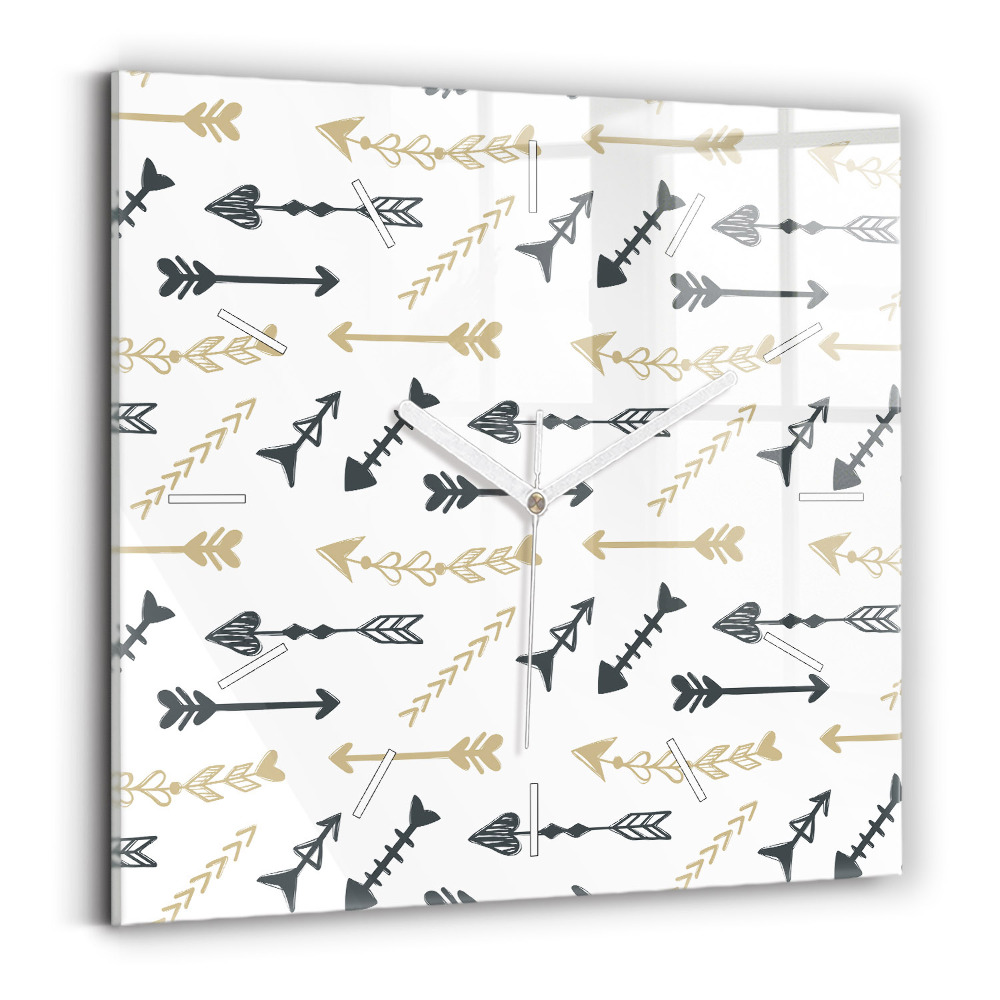 Négyzet alakú üvegóra 30x30 Geometrikus csípő minta