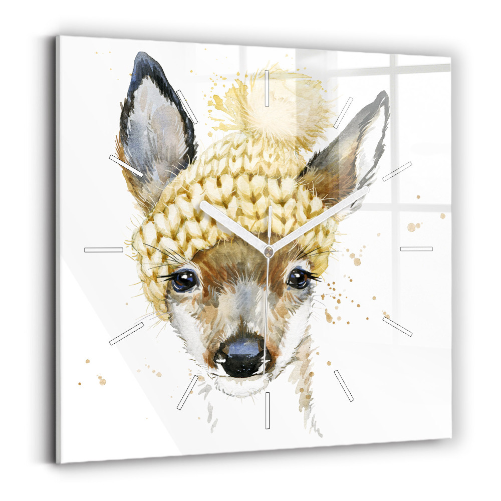 Szögletes üvegóra 30x30 Szarvas