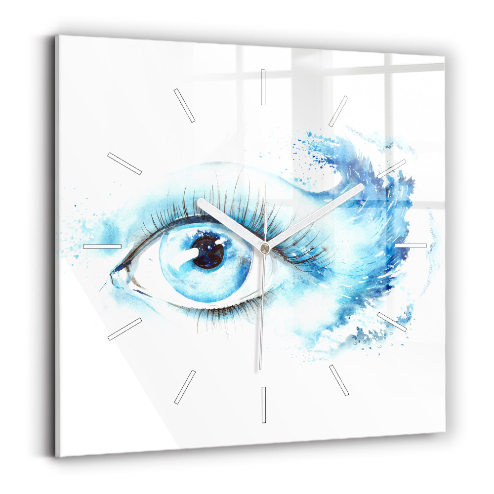 Szögletes üvegóra 30x30 Tengeri szem