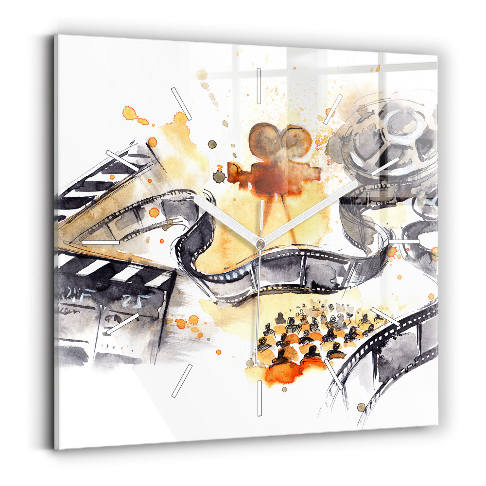 Négyzetes üvegóra 30x30 Kamerás filmezés