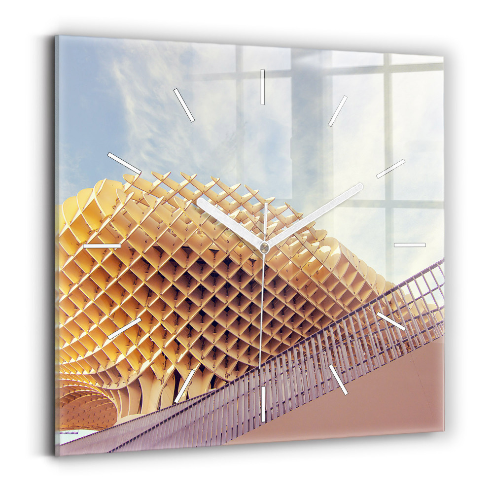 Szögletes üvegóra 30x30 Nézőpont Sevillában