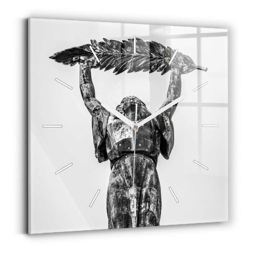 Négyzetes üvegóra 30x30 Szabadság-szobor Budapesten