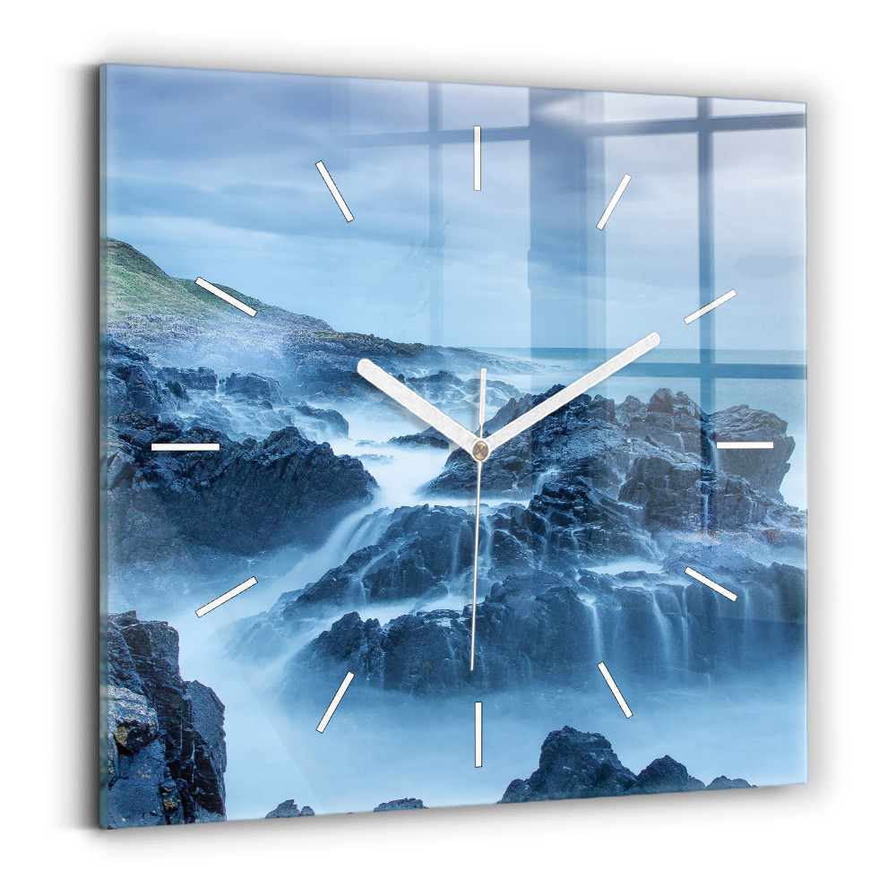 Négyzetes üvegóra 30x30 Világítótorony