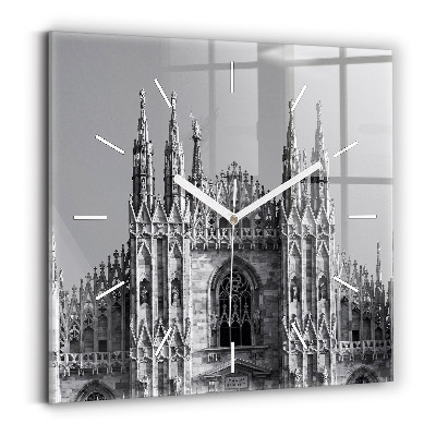 Szögletes fali üvegóra 30x30 Duomo di Milano katedrális