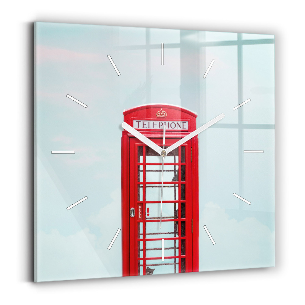 Négyzet alakú üvegóra 30x30 telefonfülke