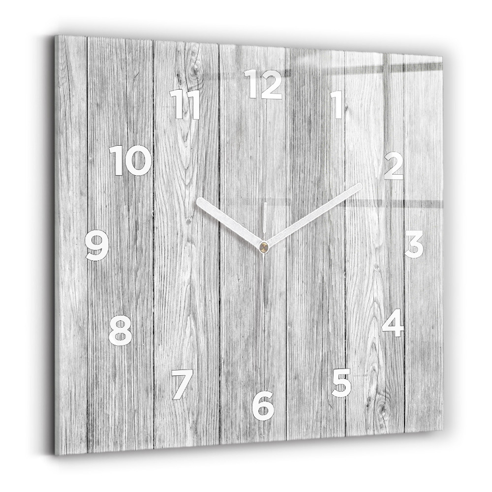 Szögletes üvegóra 30x30 Fa panelek