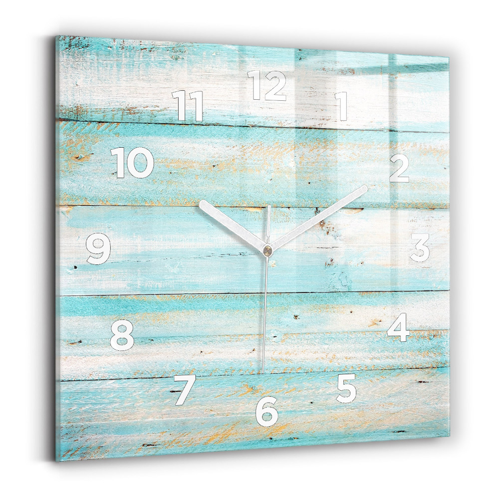 Szögletes fali üvegóra 30x30 Kék táblák