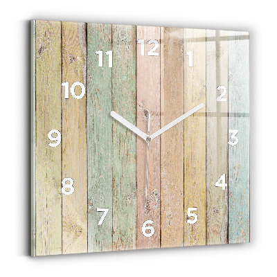 Szögletes fali üvegóra 30x30 Színes táblák