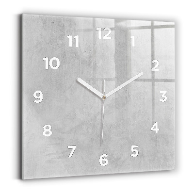 Négyzet alakú üvegóra 30x30 Kő fal