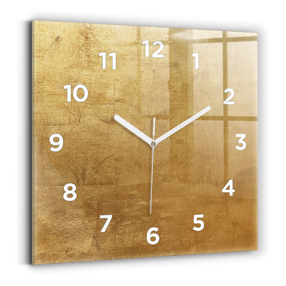 Szögletes üvegóra 30x30 Dekoratív vászon