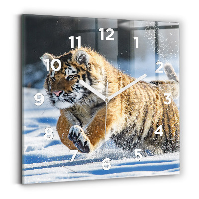 Négyzet alakú üvegóra 30x30 Bátor lépés előre