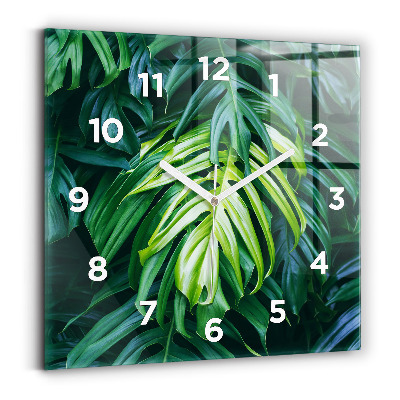 Szögletes fali üvegóra 30x30 A természet trópusi oldala