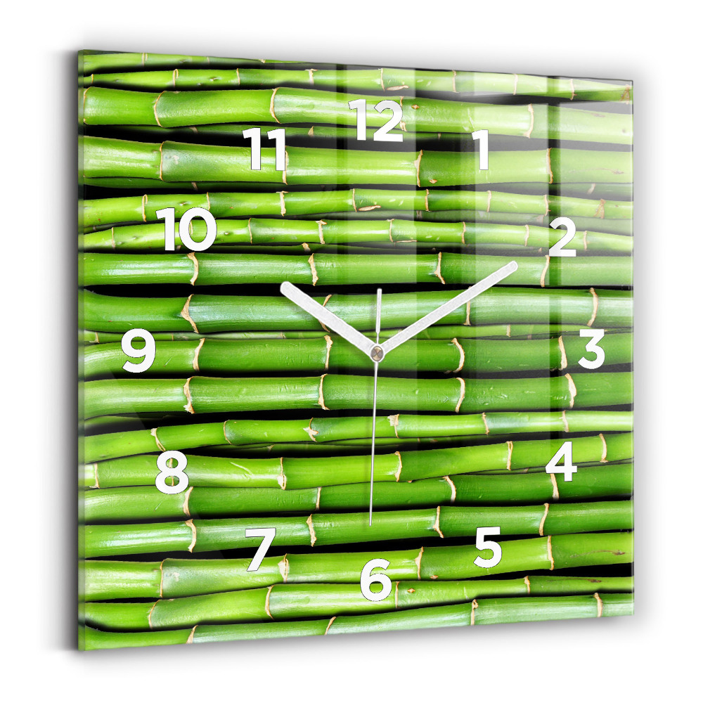 Négyzetes üvegóra 30x30 ázsiai bambusz