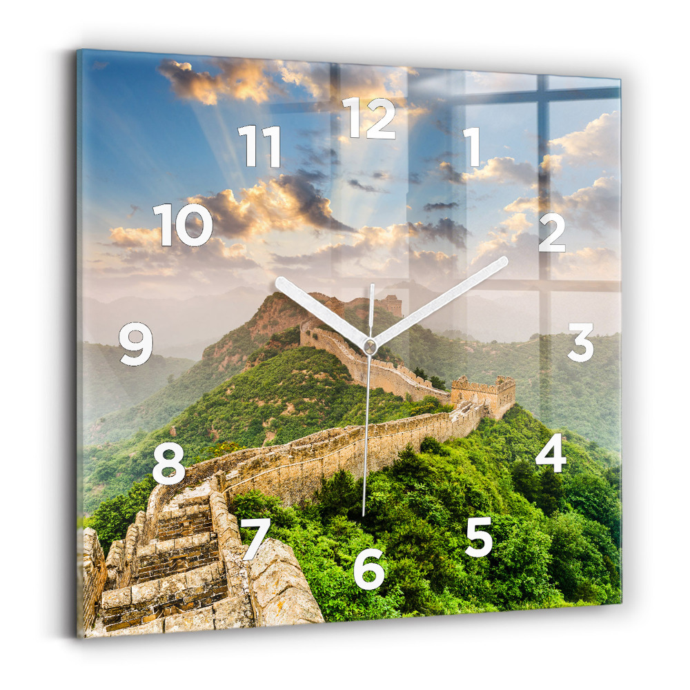 Négyzet alakú üvegóra 30x30 A kínai Nagy Fal