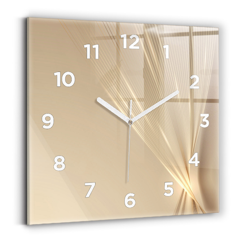 Szögletes fali üvegóra 30x30 Absztrakt fény