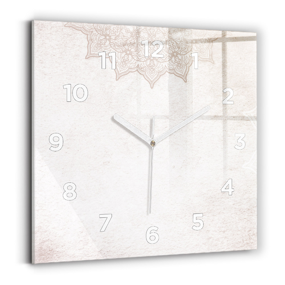 Szögletes fali üvegóra 30x30 Dekoratív minta