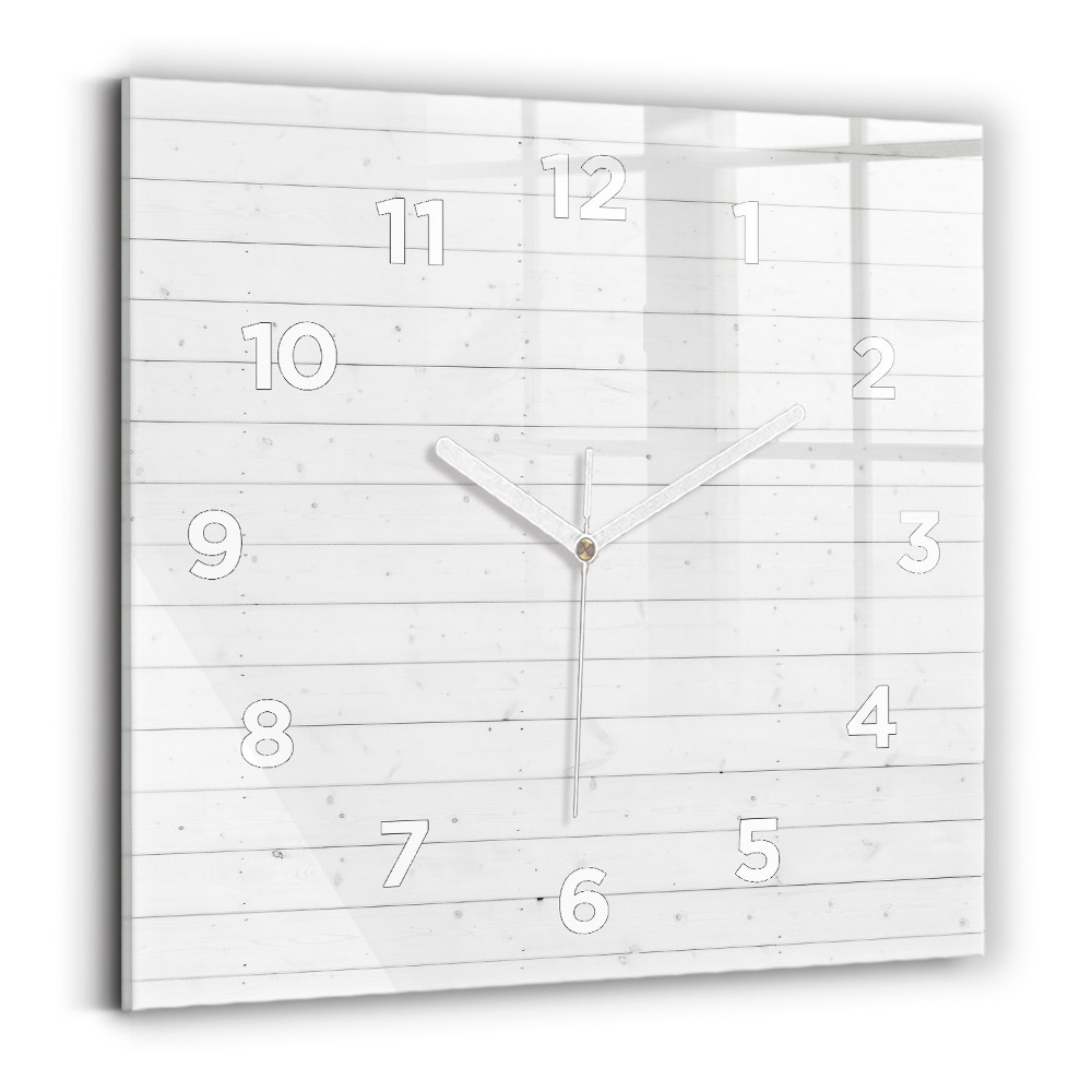 Szögletes fali üvegóra 30x30 Fa panelek minta