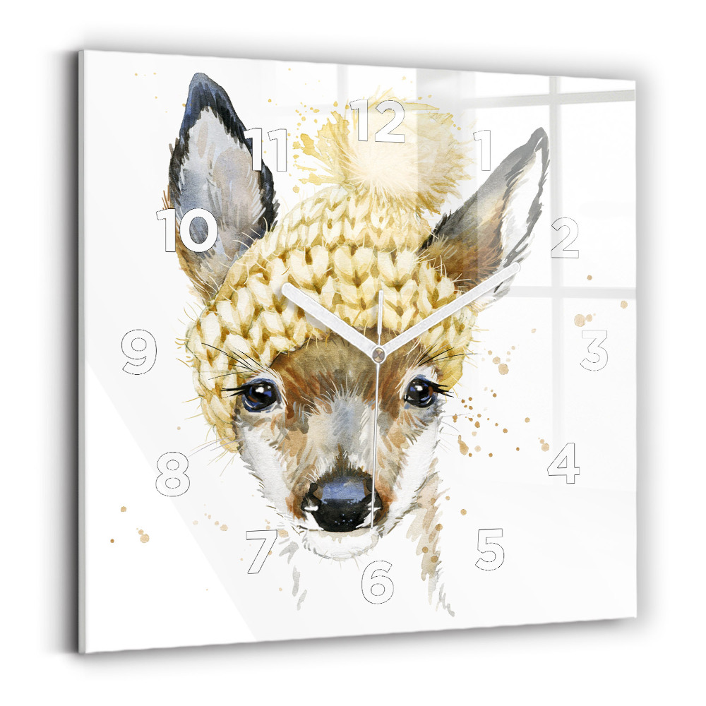 Szögletes üvegóra 30x30 Szarvas