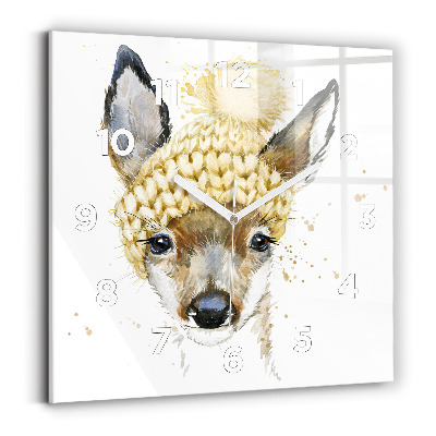 Szögletes üvegóra 30x30 Szarvas