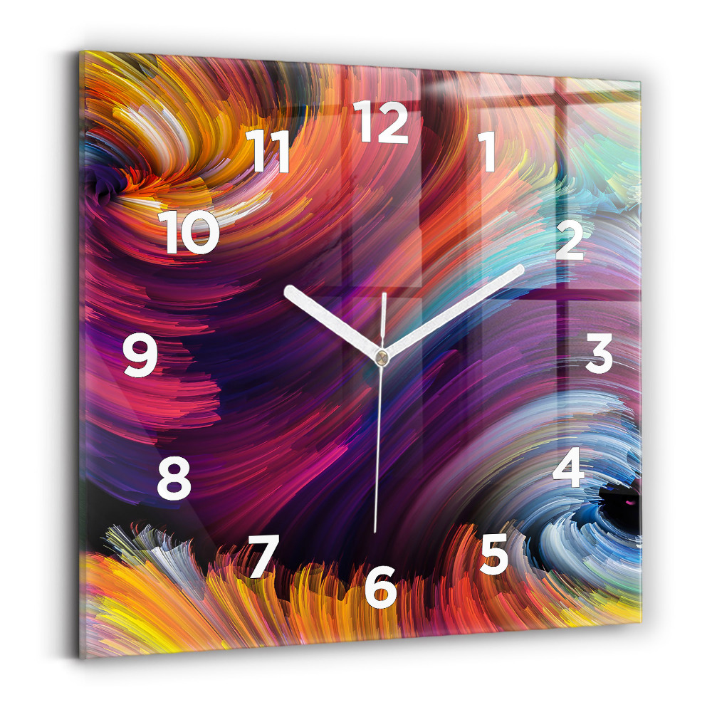 Négyzetes üvegóra 30x30 Eladó absztrakció