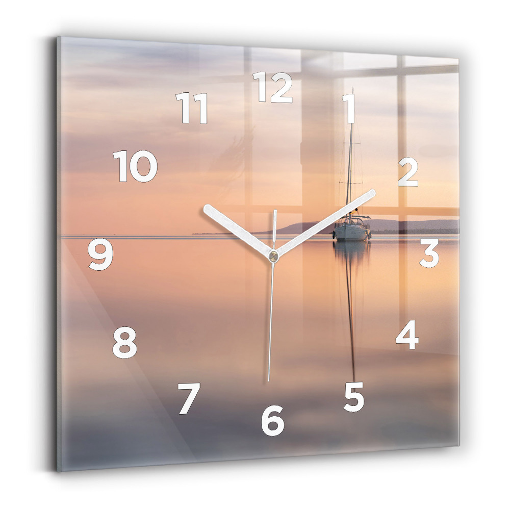 Négyzet alakú üvegóra 30x30 Balaton USA