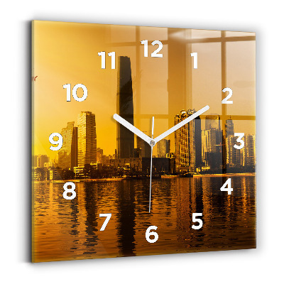 Szögletes fali üvegóra 30x30 Zhujiang folyó Kína