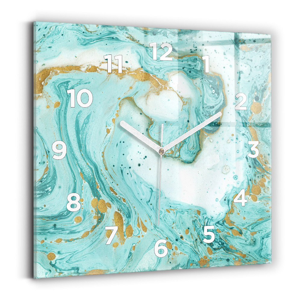 Szögletes fali üvegóra 30x30 Márvány textúra