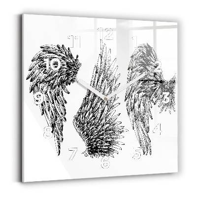 Négyzet alakú üvegóra 30x30 Angyal szárnyai