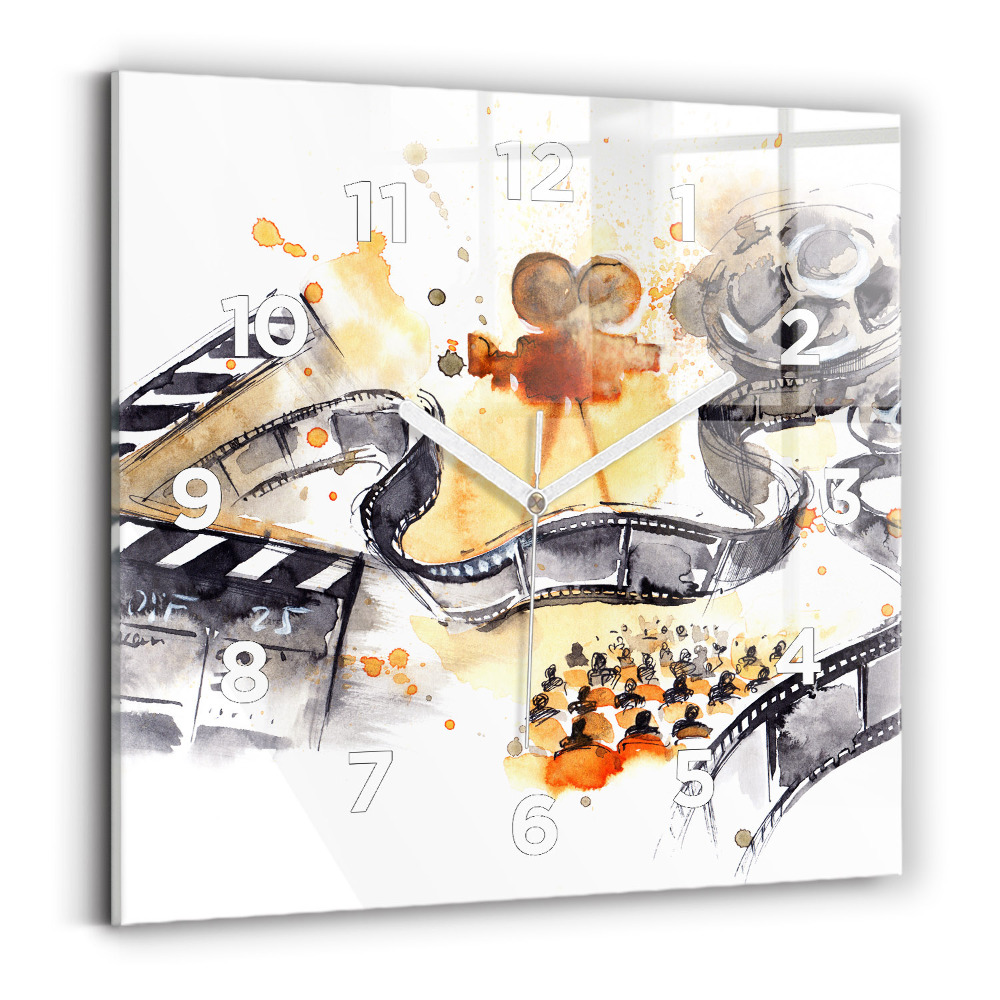 Négyzetes üvegóra 30x30 Kamerás filmezés