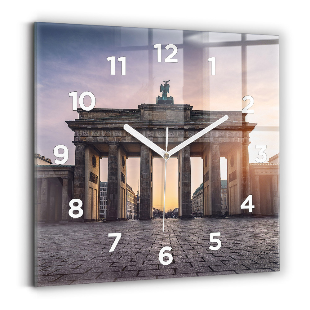 Szögletes fali üvegóra 30x30 Brandenburgi kapu