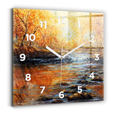 Négyzet alakú üvegóra 30x30 Művészi művészet