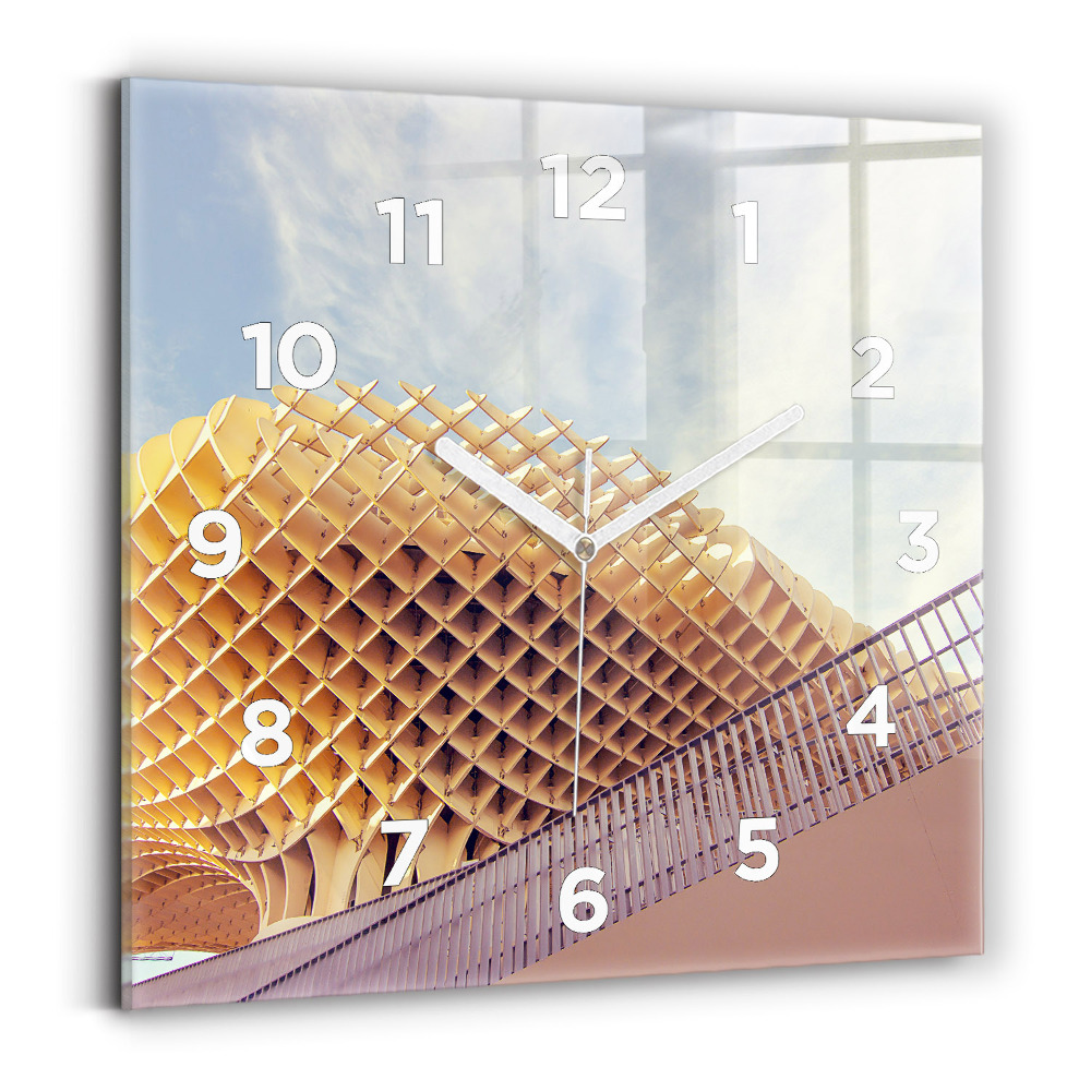 Szögletes üvegóra 30x30 Nézőpont Sevillában