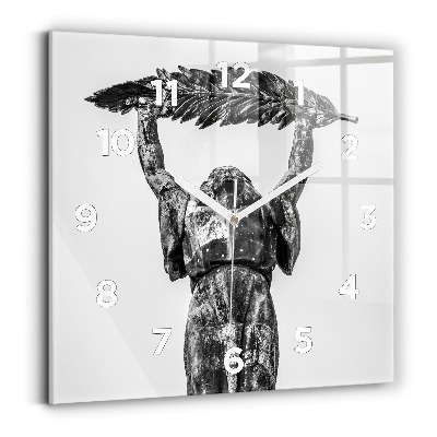 Négyzetes üvegóra 30x30 Szabadság-szobor Budapesten