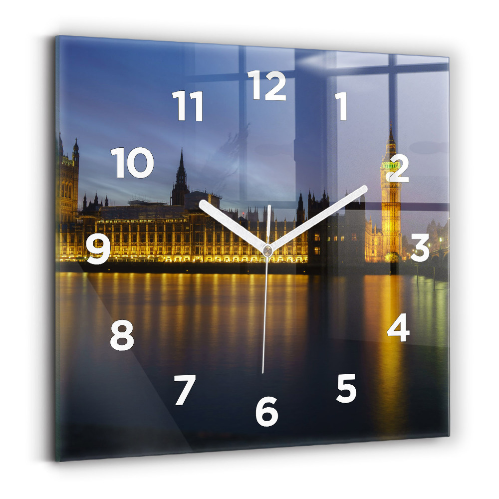 Szögletes fali üvegóra 30x30 Winchester Palace London