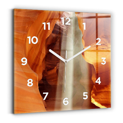 Szögletes üvegóra 30x30 Sivatagi kanyon