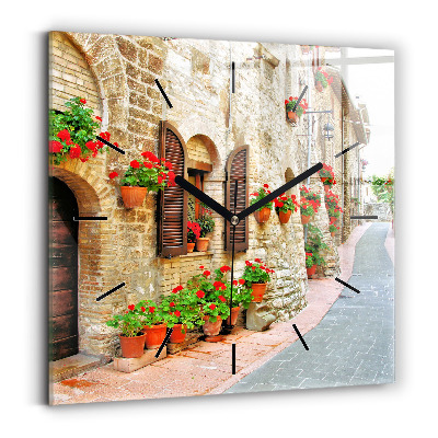 Négyzet alakú üvegóra 30x30 Festői utca