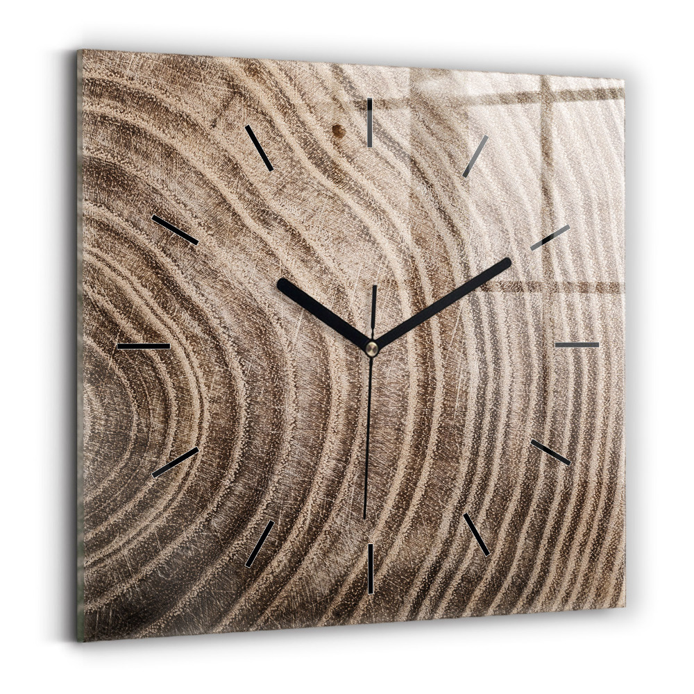 Négyzetes üvegóra 30x30 Fatörzs