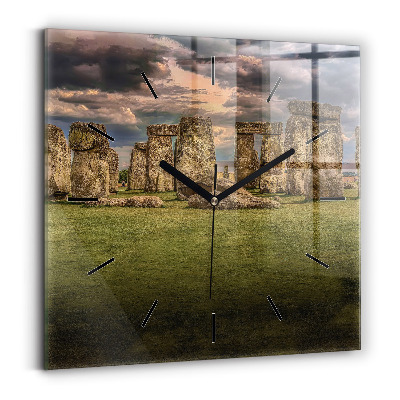 Szögletes üvegóra 30x30 Stonehenge Nimbostratus