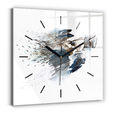 Szögletes üvegóra 30x30 Kapitány távcsővel