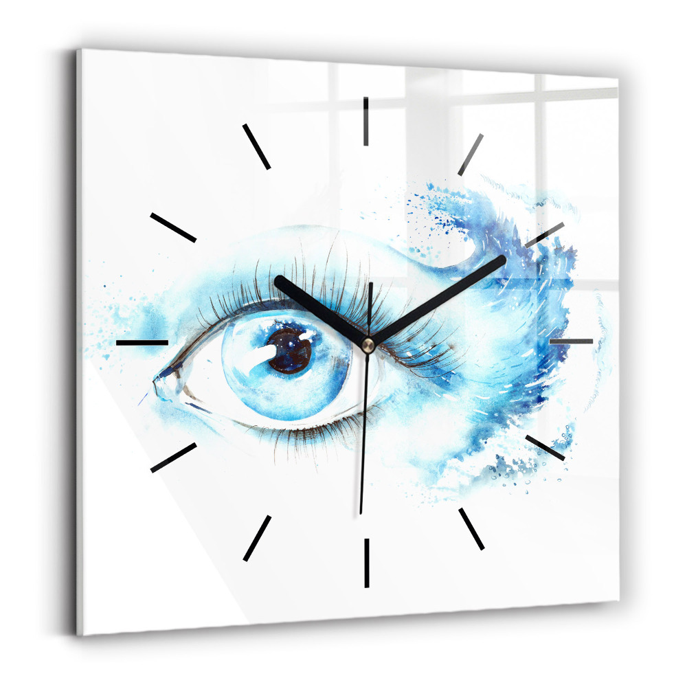 Szögletes üvegóra 30x30 Tengeri szem