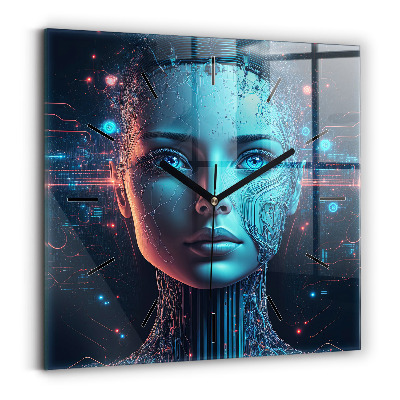 Négyzet alakú üvegóra 30x30 Mesterséges intelligencia