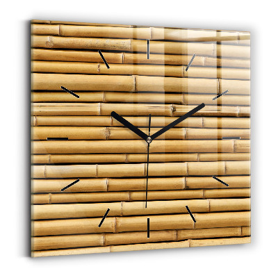 Szögletes fali üvegóra 30x30 Bambusz rudak