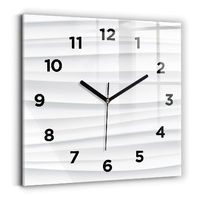 Négyzetes üvegóra 30x30 Hullámok textúrája