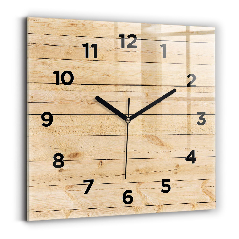 Négyzetes üvegóra 30x30 Fadeszkák