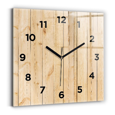 Négyzet alakú üvegóra 30x30 Fadeszkák