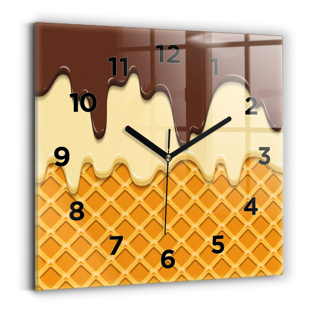 Négyzet alakú üvegóra 30x30 Gofri és fagylalt