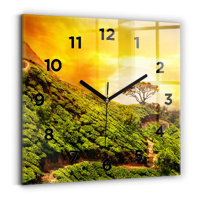 Négyzet alakú üvegóra 30x30 Tea Hill