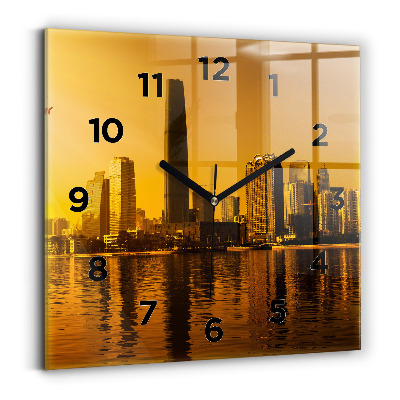 Szögletes fali üvegóra 30x30 Zhujiang folyó